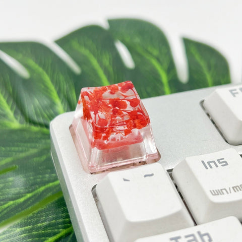 Cute Flower Theme Resin Epoxy Floral Keycap