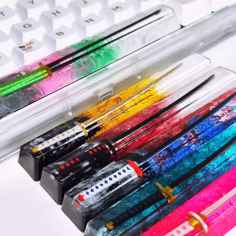 Cool Demon Slayer Resin 6.25u Spacebar Keycap