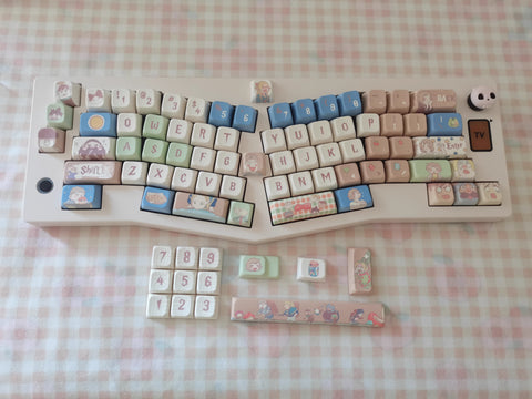 Cute Delicious in Dungeon Theme Anime Keycap Set