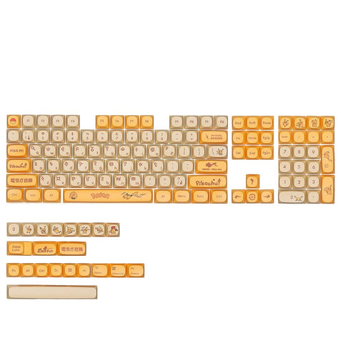 Pokemon Pikachu Theme Keycap Set
