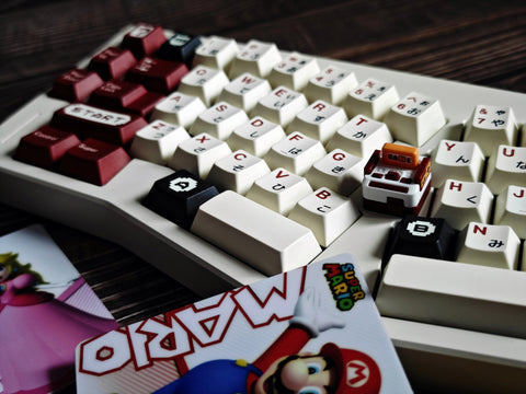 Cute Pixel Gaming Retro Style Keycap Set