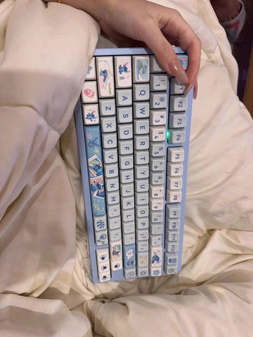 Cute Stitch Theme Kawaii Artisan Keycap Set