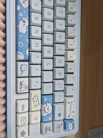 Cute Stitch Theme Kawaii Artisan Keycap Set