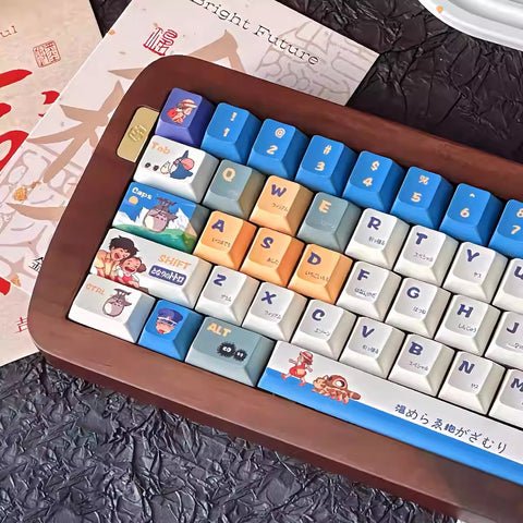 Cute Totoro Theme Studio Ghibli Keycap Set