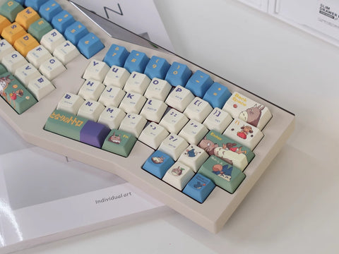 Cute Totoro Theme Studio Ghibli Keycap Set