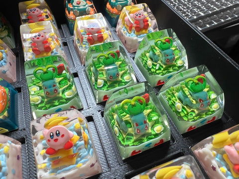 Cute Pokemon Anime Artisan Resin Keycap