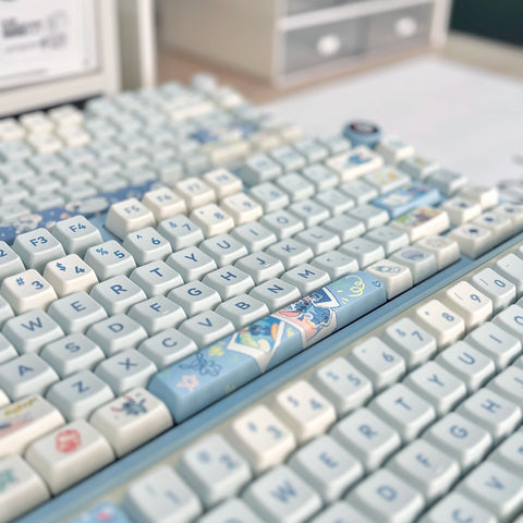Cute Stitch Theme Kawaii Artisan Keycap Set