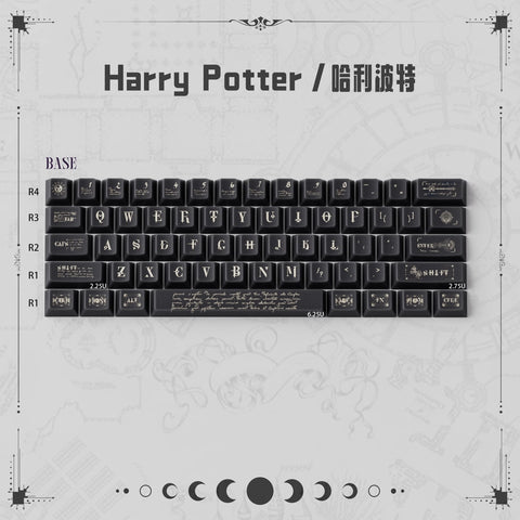 Cool Harry Potter Theme Artisan Keycap Set