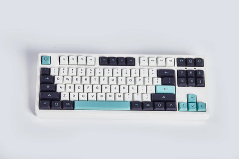 Classic Blue Electro Theme PBT XDA Keycap Set