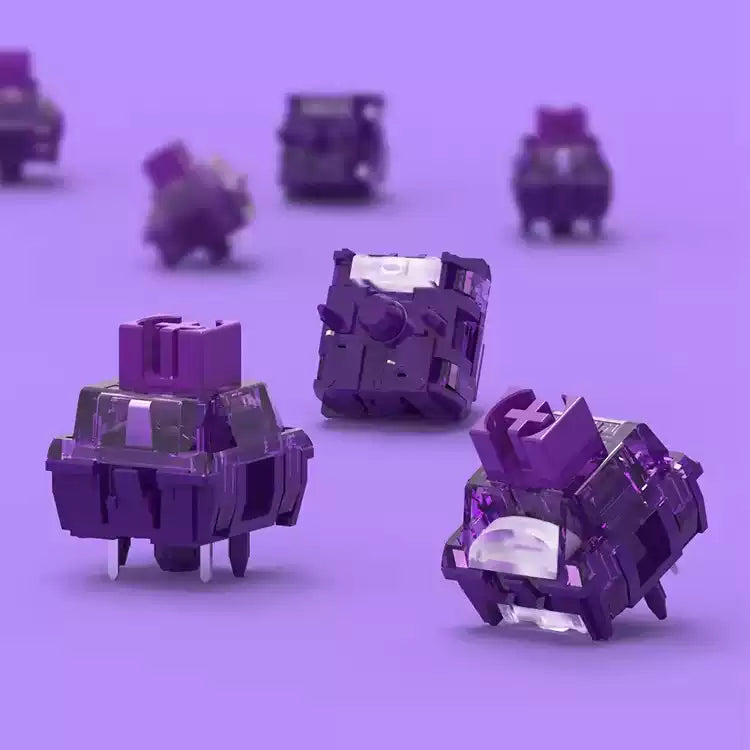 TTC Flame Purple Axis V2 Axis Body Office Game Dual Use Hot Swappable Custom HIFI Mechanical Keyboard Switch
