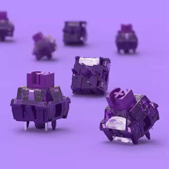 TTC Flame Purple Axis V2 Axis Body Office Game Dual Use Hot Swappable Custom HIFI Mechanical Keyboard Switch