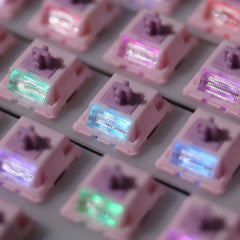 Rabbit Purple Shaft V2 IKEYX Pre-sale Large Section Drop HP Shaft Customized Mechanical Keyboard Shaft Body