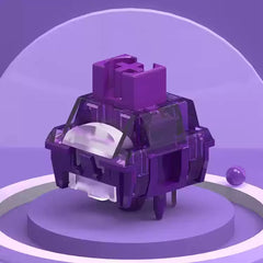 TTC Flame Purple Axis V2 Axis Body Office Game Dual Use Hot Swappable Custom HIFI Mechanical Keyboard Switch