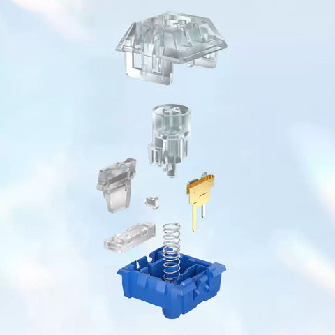 Kailh BOX Shaft Deep Sea Silent Linearity段落渔落孤岛机械键盘热插拔轴体