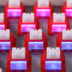 YunMao Red Shaft V2S Mechanical Keyboard Switches - Silent Tactile, 4mm Travel, Custom Order