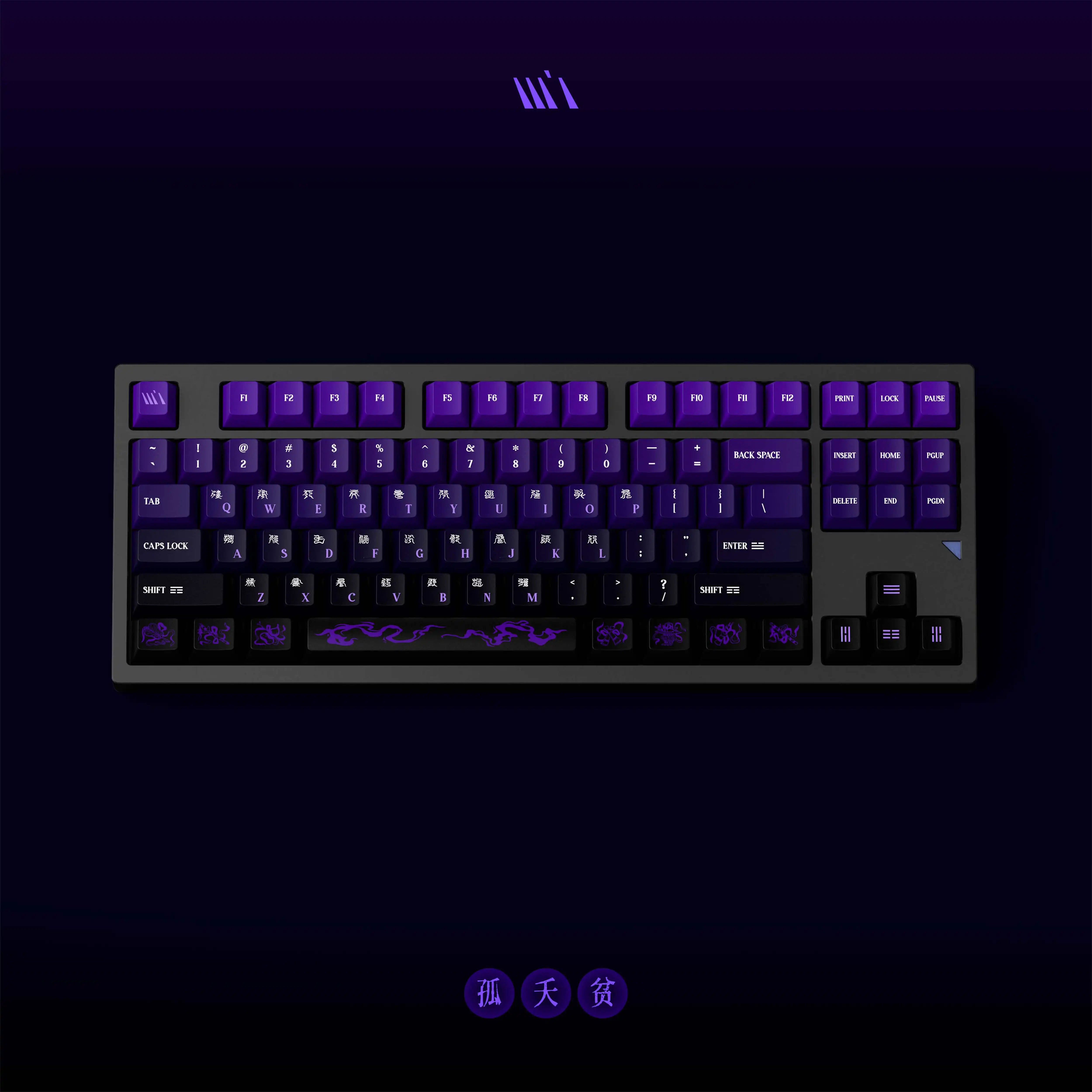 Ancient Chinese Theme Keycap Set - KeyArtisan