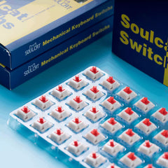 Soulcat Keygeek 苏打轴线性顺滑静音MX机械线性轴体 Swtich