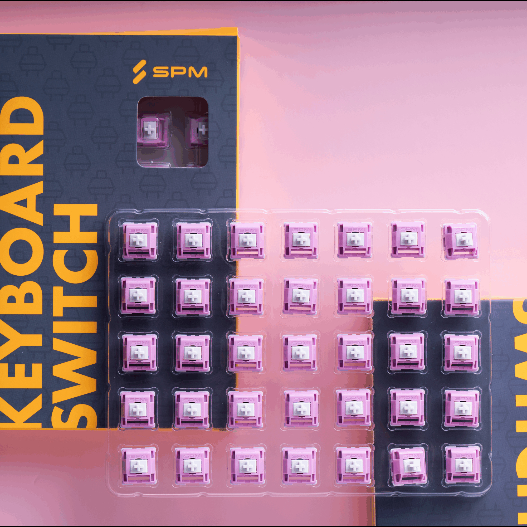 SOULCAT&SPM木橙轴R3响 HMX顺滑42g声优线性性轴HIFI客制化键盘