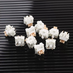 High-tech Outemu Milk Switch PRO Five-pin Mechanical Keyboard Hot-swappable Silent Linear Axis