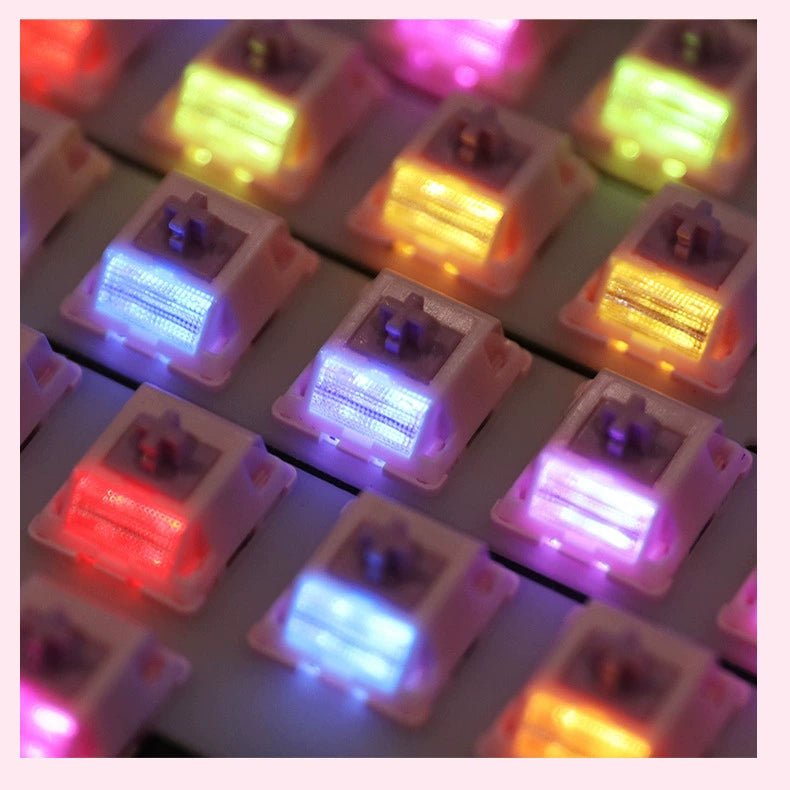 Rabbit Purple Shaft V2 IKEYX Pre-sale Large Section Drop HP Shaft Customized Mechanical Keyboard Shaft Body