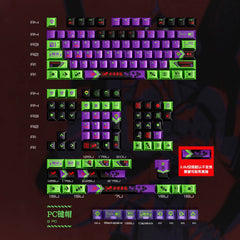 PIIFOX Eva Unit-01 Metallic Style Keycap Set