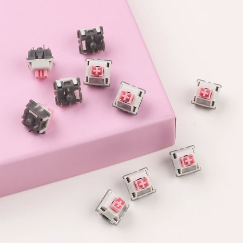 JKDK 试轴器cherry樱桃凯华BOX G轴青加灯 键帽扣挂件 解压机机械键盘轴体