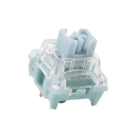 键帽馆 TTC静音月白 白静音轴消音42g触感 触感圆润 客定制机械键盘