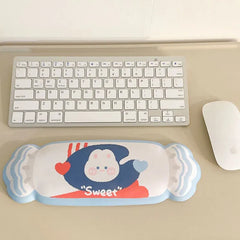 Sweet Bunny Mouse Pad and Wrist Support