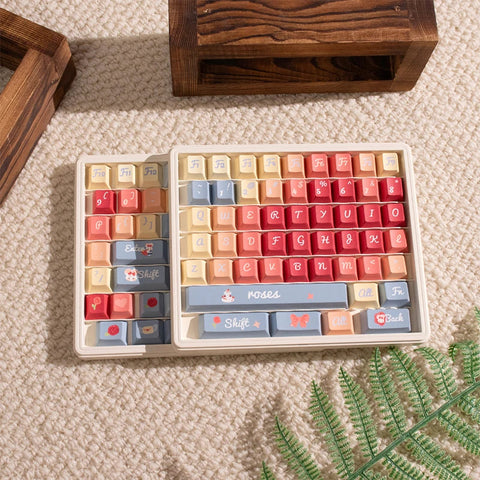 Three Layer Keycap Storage With Frosted Lid