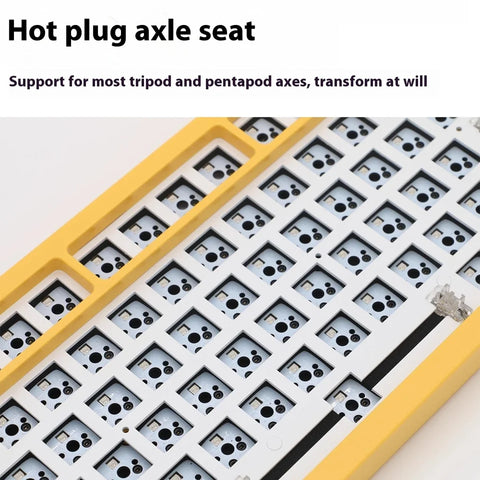 Nexttime Next Time 75 Mechanical Keyboard Kit Three Mode Hot Swap RGB Gasket Gaming Keyboard for Office PC Gamer Accessories
