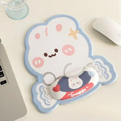 Sweet Bunny Mouse Pad and Wrist Support