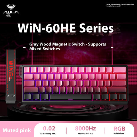AULA WIN60 HE Series 60% Mechanical Keyboard