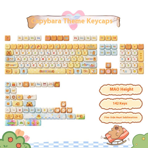 AKKO Capybara Theme Keycap Set