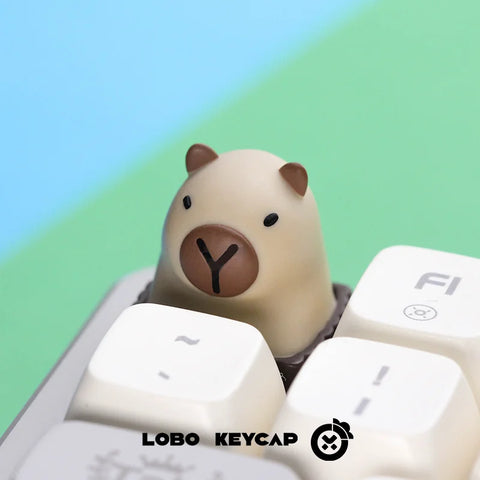 Capybara Theme 3D Artisan Resin Keycap