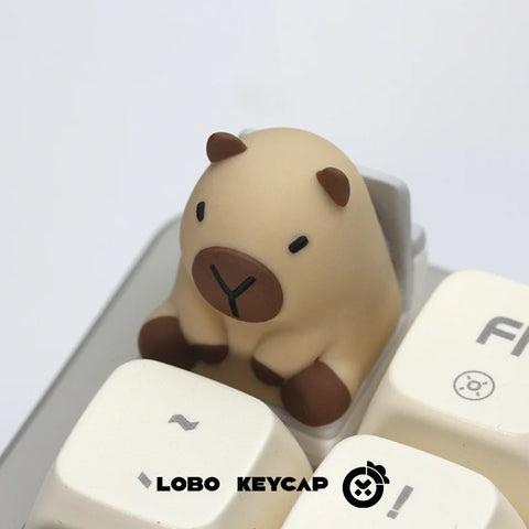 Capybara Theme 3D Artisan Resin Keycap