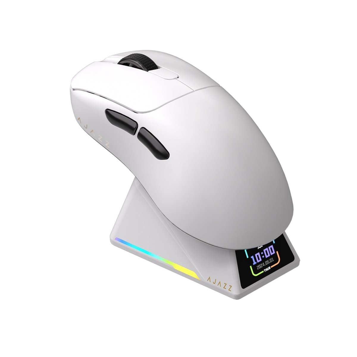 あっきー AJAZZ AJ179 Apex Gaming Wireless Mouse PAW3395 with RGB Charging