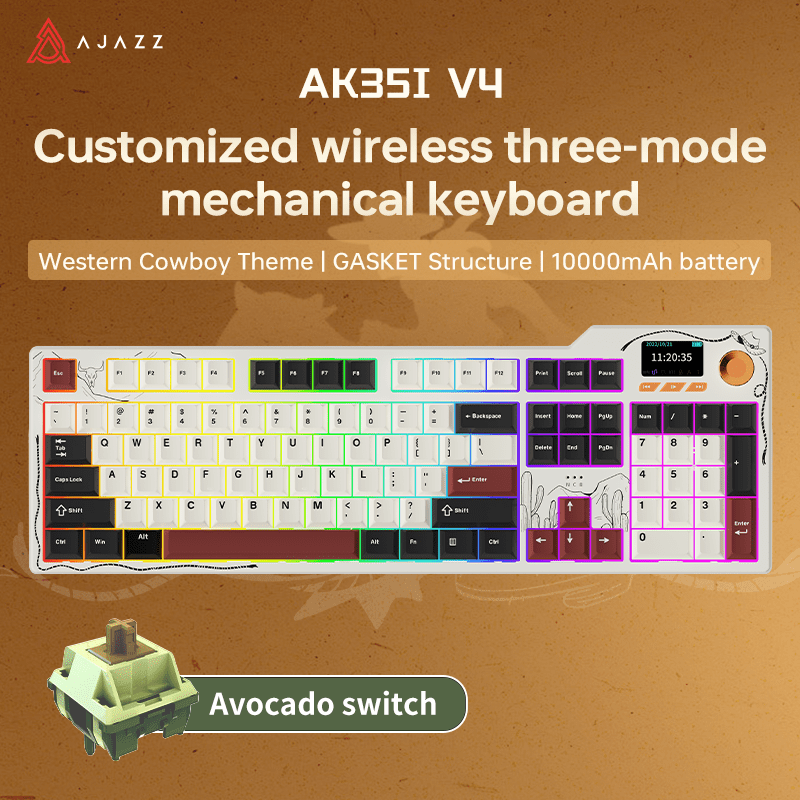 AJAZZ AK35I V4 Full - Size Mechanical Keyboard - KeyArtisan