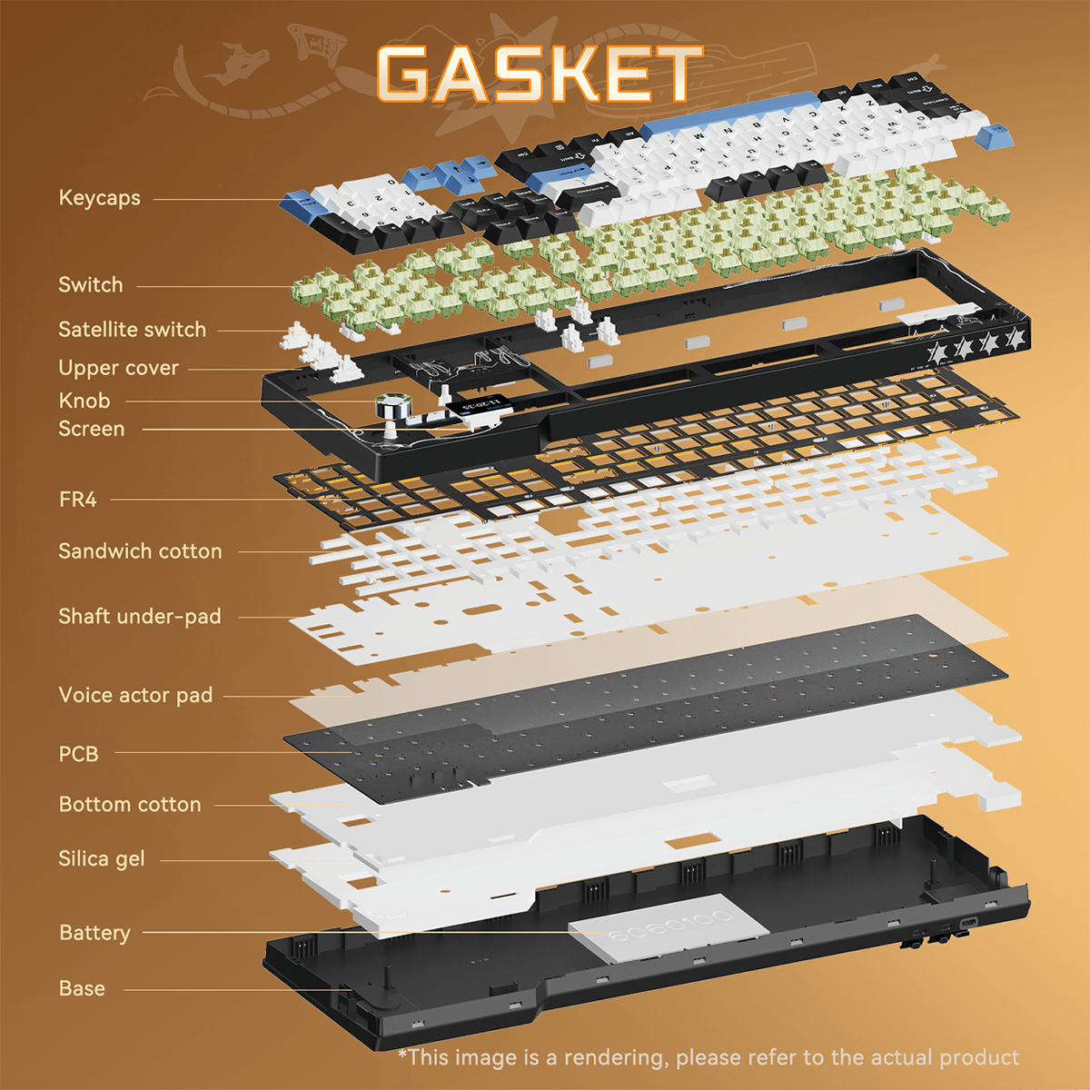 AJAZZ AK35I V4 Full - Size Mechanical Keyboard - KeyArtisan