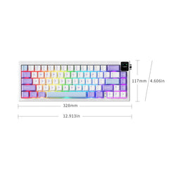 AJAZZ AK650 65% Compact Tri - Mode Mechanical Keyboard - KeyArtisan
