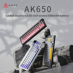 AJAZZ AK650 65% Compact Tri - Mode Mechanical Keyboard - KeyArtisan