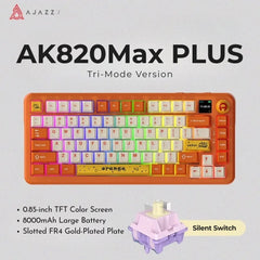 AJAZZ AK820 MAX PLUS 75% Layout Tri - Mode Mechanical Keyboard - KeyArtisan