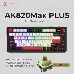 AJAZZ AK820 MAX PLUS 75% Layout Tri - Mode Mechanical Keyboard - KeyArtisan