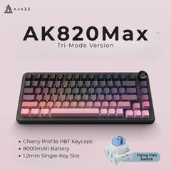 AJAZZ AK820 MAX PLUS 75% Layout Tri - Mode Mechanical Keyboard - KeyArtisan