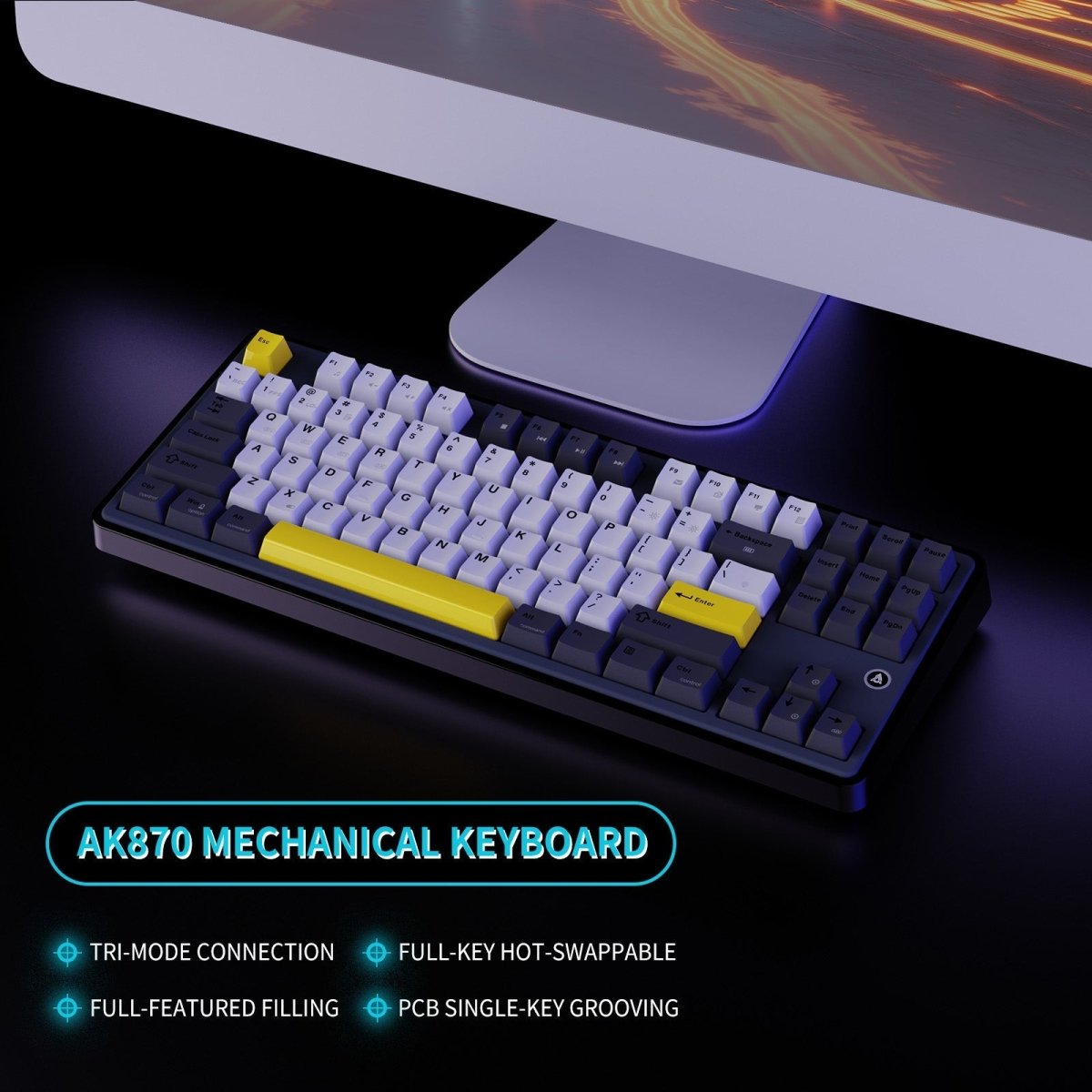 AJAZZ AK870 Series Mechanical Keyboard – KeyArtisan