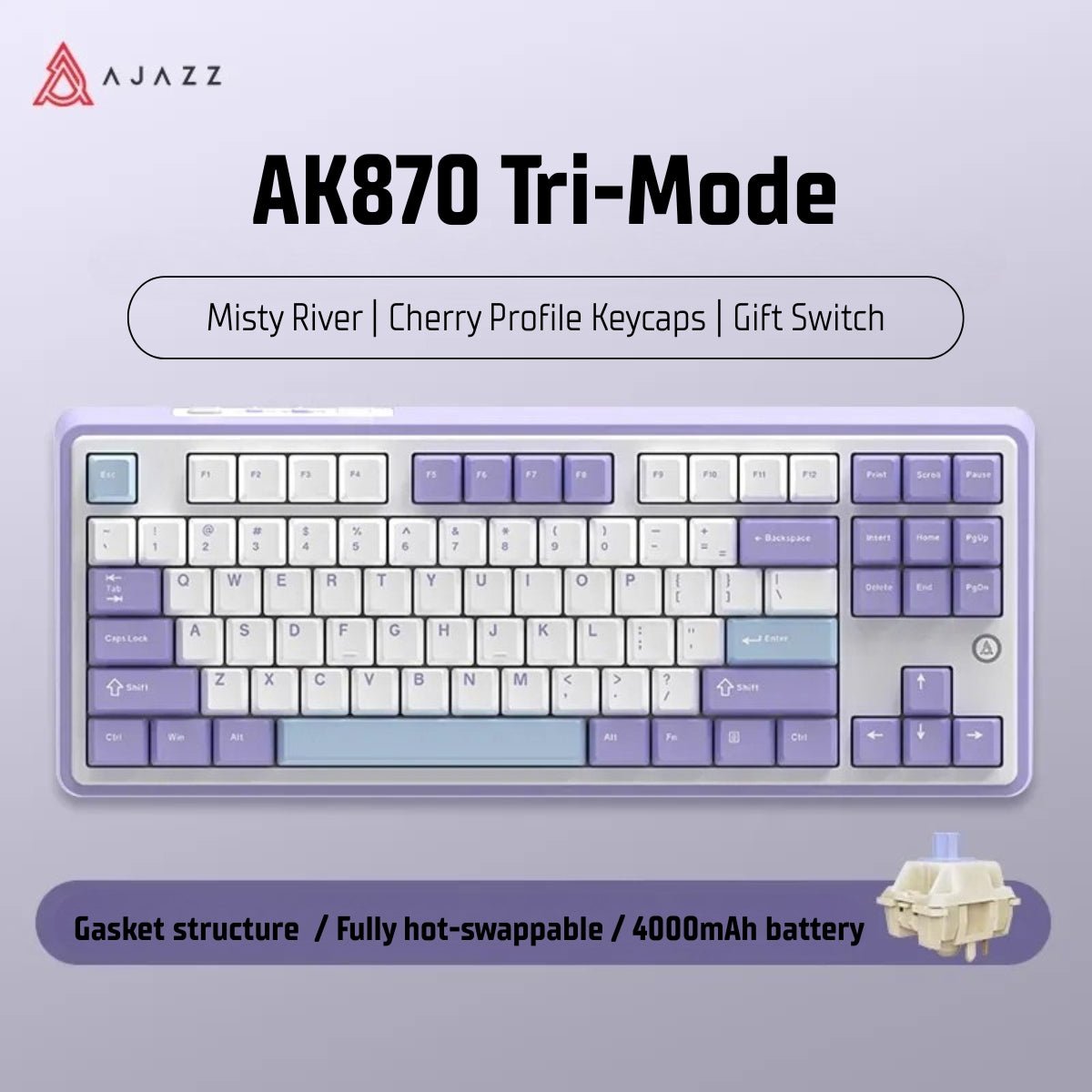 AJAZZ AK870 Series Mechanical Keyboard - KeyArtisan