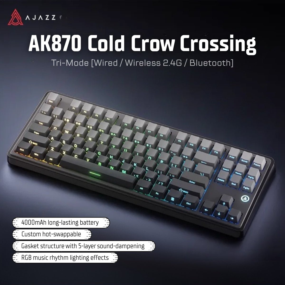 AJAZZ AK870 Series Mechanical Keyboard – KeyArtisan
