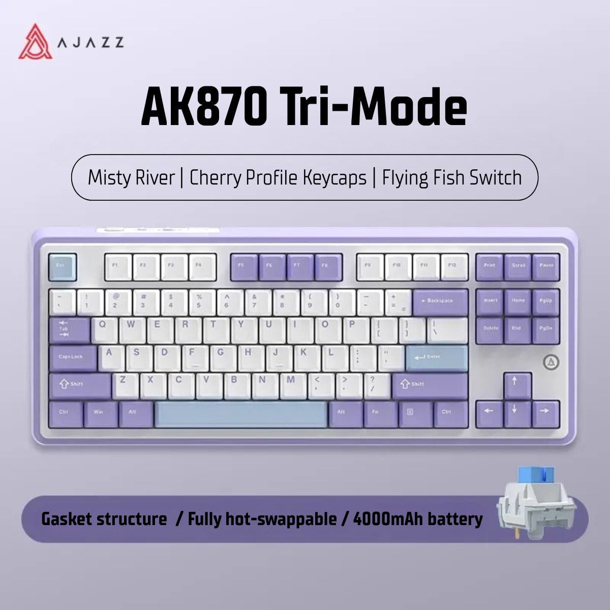 AJAZZ AK870 Series Mechanical Keyboard – KeyArtisan