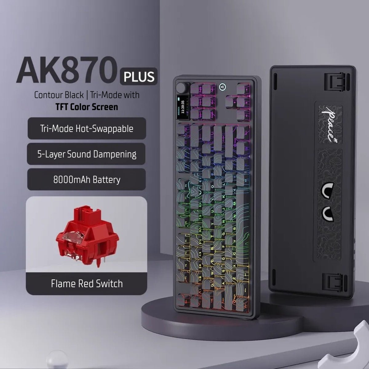 AJAZZ AK870 Series Mechanical Keyboard - KeyArtisan