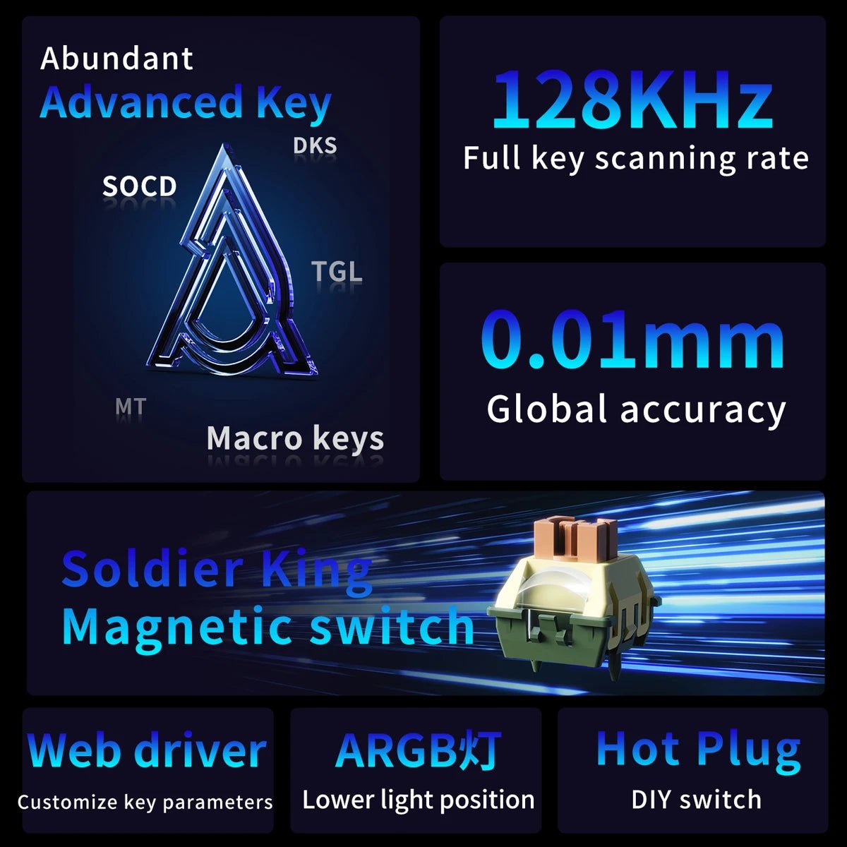 AJAZZ AK980 MAX Wired Full Size Mechanical Keyboard - KeyArtisan