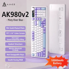 AJAZZ AK980 V2 Full - Size Tri - Mode Mechanical Keyboard - KeyArtisan